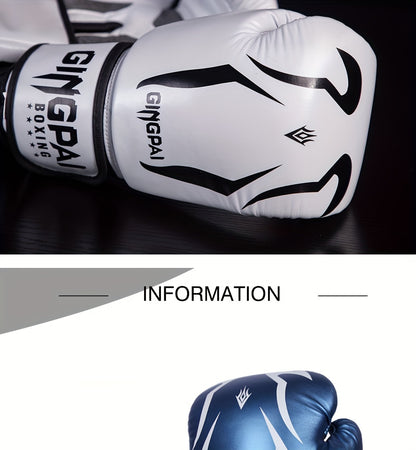 Breathable Boxing Gloves, Sandbag Gloves, Muay Thai Professional Combat Practical Training Gloves, Unisex Boxing Gloves, Boxing Training Gloves Tear Resistant Hand Protective Gloves