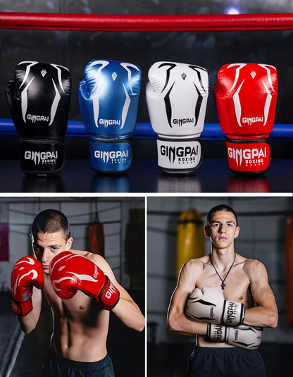 Breathable Boxing Gloves, Sandbag Gloves, Muay Thai Professional Combat Practical Training Gloves, Unisex Boxing Gloves, Boxing Training Gloves Tear Resistant Hand Protective Gloves