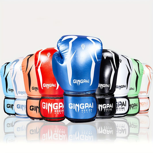 Breathable Boxing Gloves, Sandbag Gloves, Muay Thai Professional Combat Practical Training Gloves, Unisex Boxing Gloves, Boxing Training Gloves Tear Resistant Hand Protective Gloves