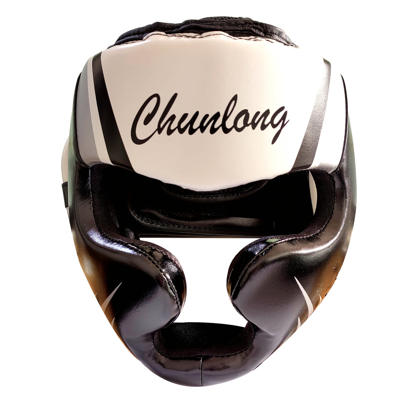 1pc Chunlong Faux Leather Boxing Helmet - MMA, Muay Thai, Taekwondo Training Head Protector for Boxing, Kickboxing, Combat Sports - Christmas Gift