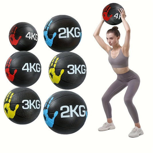 1pc 2kg/3kg/4kg Fitness Gravity Ball, Waist And Abdomen Exercise Ball, For Rehabilitation Training