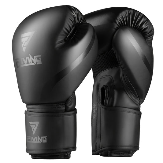 Boxing Gloves For Sparring Training, Faux Leather MMA Kickboxing Adult Heavy Punching Gloves, Focus Pad