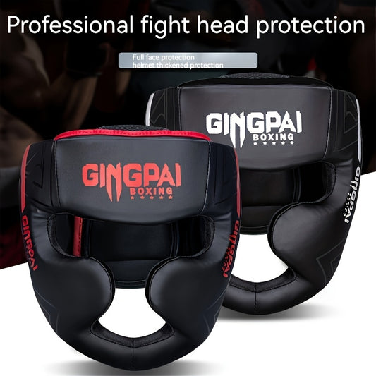 1pc Boxing Head Protector, Thickened Taekwondo Head Guard, Suitable For Fighting, Muay Thai Training