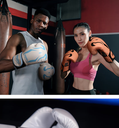 Breathable Boxing Gloves, Sandbag Gloves, Muay Thai Professional Combat Practical Training Gloves, Unisex Boxing Gloves, Boxing Training Gloves Tear Resistant Hand Protective Gloves