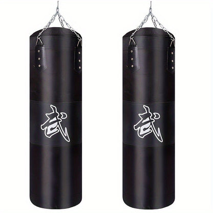 Punching Bag With Hanging Chain, Boxing, Martial Arts, Muay Thai, MMA Training Equipment, Home Gym Fitness Gear