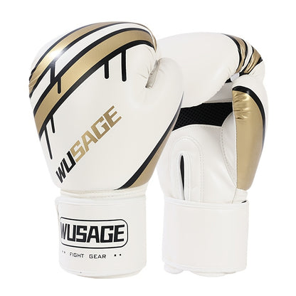 Professional Sparring Gloves – 6-12 Oz Boxing & Kickboxing Gloves with Padded Wrist Support for Training & Competition