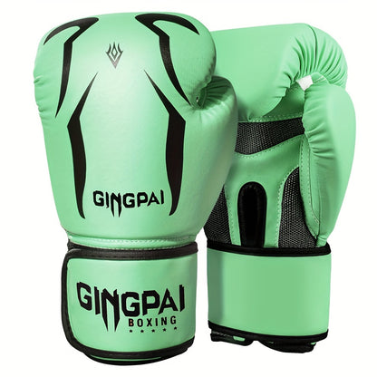 Breathable Boxing Gloves, Sandbag Gloves, Muay Thai Professional Combat Practical Training Gloves, Unisex Boxing Gloves, Boxing Training Gloves Tear Resistant Hand Protective Gloves