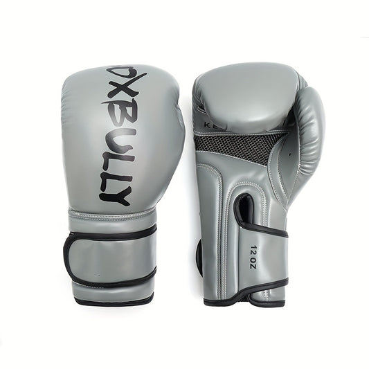 1 Pair 6oz/8oz/10oz/12oz Boxing Gloves, Suitable For Sanda, Boxing, Muay Thai, Fighting Training