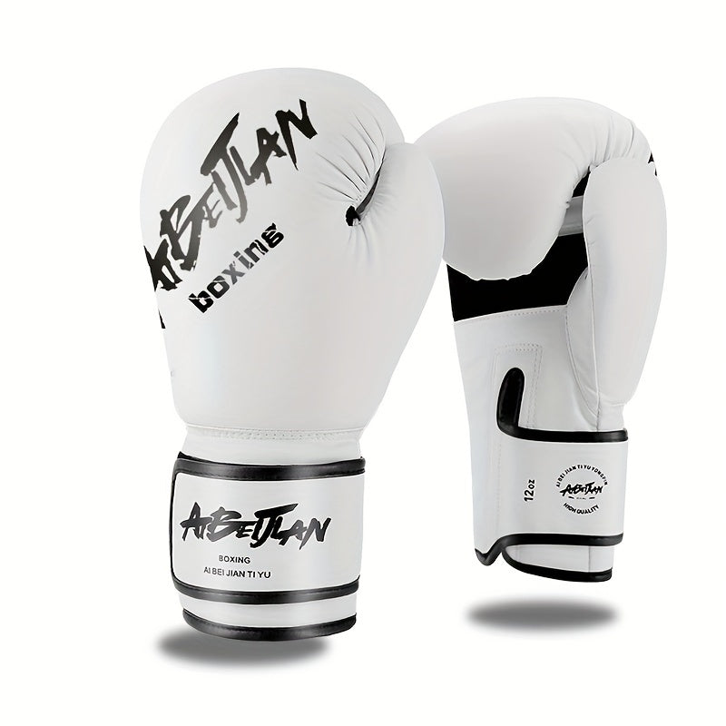 Professional Training Boxing Gloves, 12OZ, Thickened Boxing Peak, Breathable And Comfortable For Punching Bag, Kickboxing