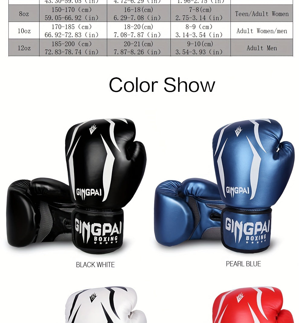 Breathable Boxing Gloves, Sandbag Gloves, Muay Thai Professional Combat Practical Training Gloves, Unisex Boxing Gloves, Boxing Training Gloves Tear Resistant Hand Protective Gloves