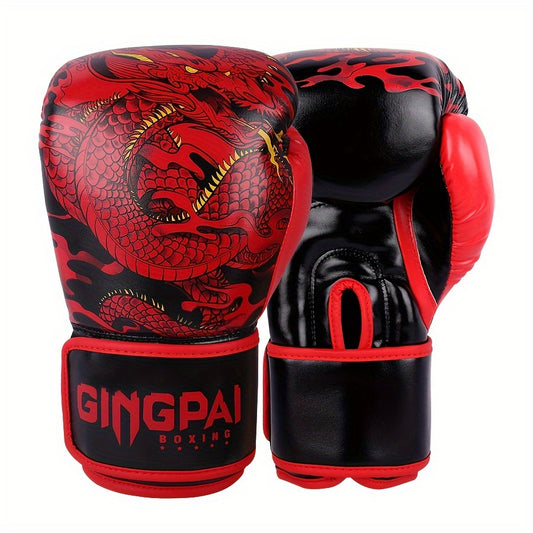 Boxing Training Gloves (1 Pair) – Heavy Bag & Thai Boxing Gloves for Men & Women, Ideal for Sandbag & Combat Sports Training